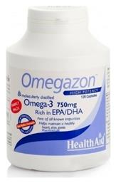 Omegazon Ιχθυέλαιο 750mg 120 κάψουλες Health Aid από το Pharm24