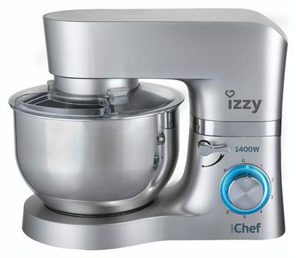 S1503 Super Chef Κουζινομηχανή 1400W με Ανοξείδωτο Κάδο 6lt Izzy από το Plus4u