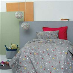 Palamaiki Παιδική Παπλωματοθήκη Σετ Comet 170x250cm Grey από το Katoikein