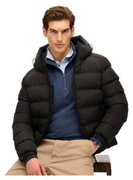 Μπουφάν Puffer Μαύρο Superdry