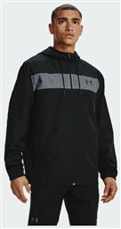 Sportstyle Αθλητικό Μπουφάν Μαύρο Under Armour από το Modivo