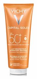 Capital Soleil Fresh Hydrating Milk Αδιάβροχη Αντηλιακή Κρέμα Προσώπου και Σώματος SPF50 300ml Vichy από το Attica